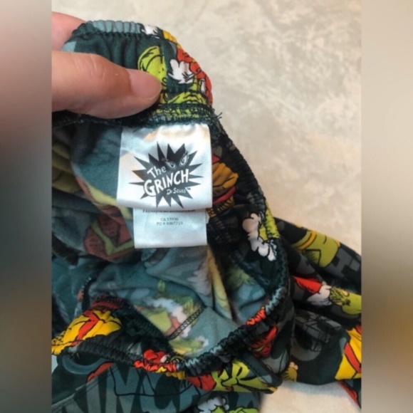How the Grinch Stole Christmas Dr Seuss Pyjama Bottoms - Picture 4 of 6